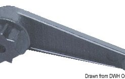 Llave de fibra de vidrio para apertura del tapón de agua/combustible