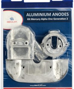 Kit de ánodos para Mercruiser, intercambiables con los originales.