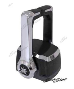 Mando Consola Doble Cromado