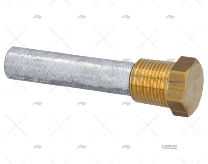 ANODO ZINC PERNO 50X12mm 3/8″ ZINETI