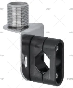 BASE ANTENA PASAMANO 22-25mm INOX 316