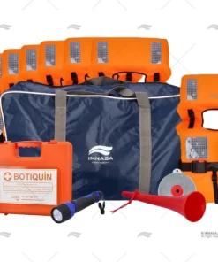 BOLSA SALVAMENTO 3/4 25m 8 CHALECOS IMNASA