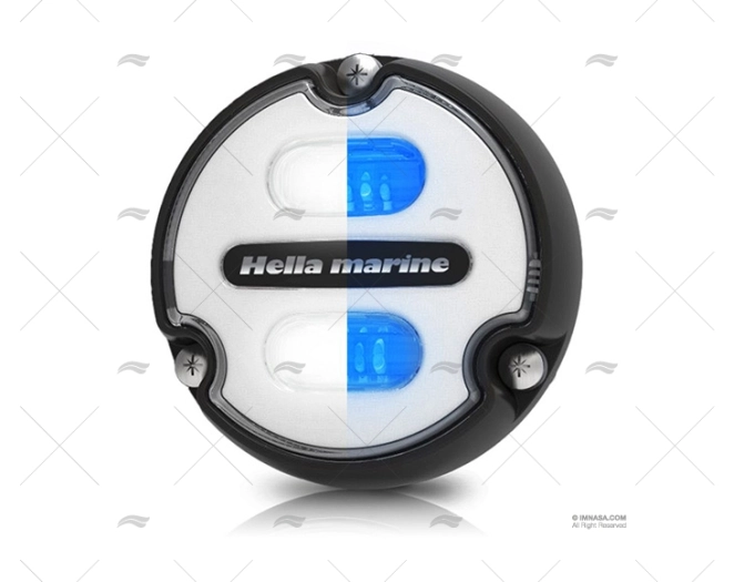 LUZ SUMERGIBLE BLANCO-AZUL 9-32V POLY BL HELLA MARINE - Imagen 2